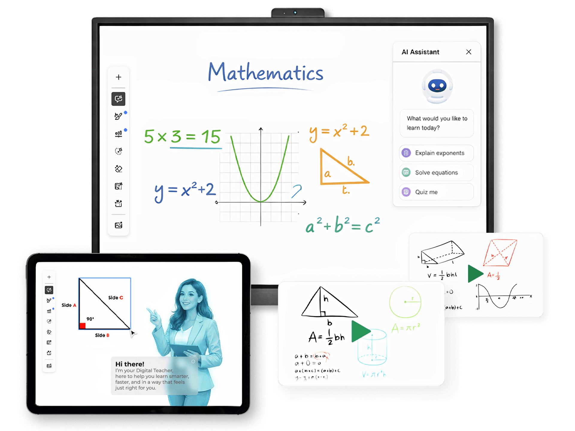 AI Smartboard enables intuitive, human-centered learning through intelligent interaction and seamless control